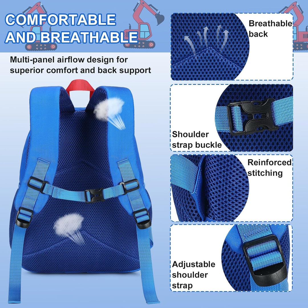 LOIDOU Kinderrucksack Jungen Kinder Rucksack Tagesrucksack Vorschulrucksack Kleinkind Kindergartenta