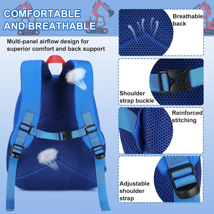 LOIDOU Kinderrucksack Jungen Kinder Rucksack Tagesrucksack Vorschulrucksack Kleinkind Kindergartenta