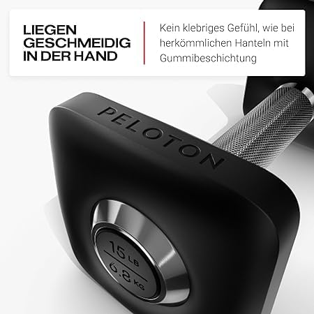 Peloton Hanteln | Ergonomisch gestaltete Gusseisen-Gewichte mit Urethan-Beschichtung und rutschfeste