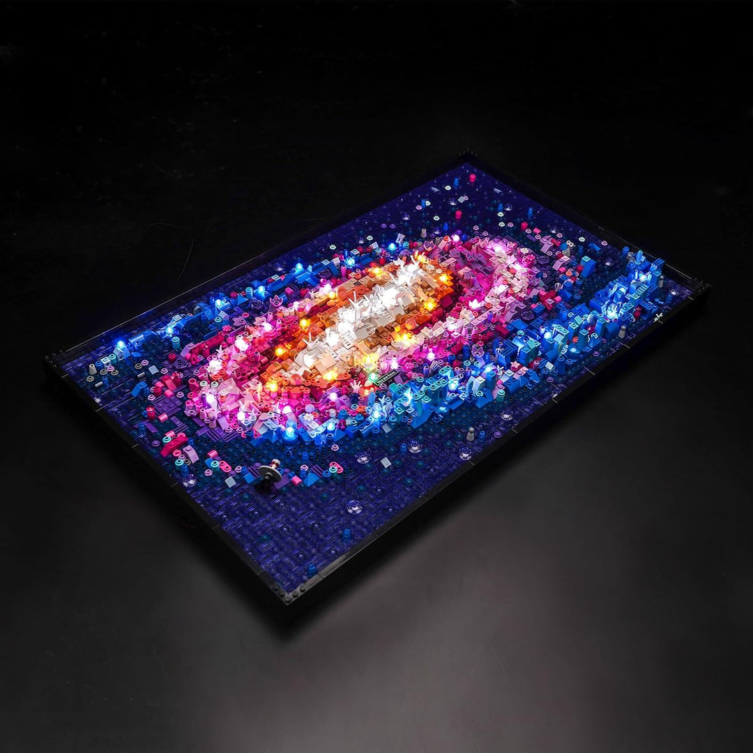 Fernbedienung Licht-Kit für Lego The Milky Way Galaxy 31212, Led Beleuchtungs Set für Kreative Spiel
