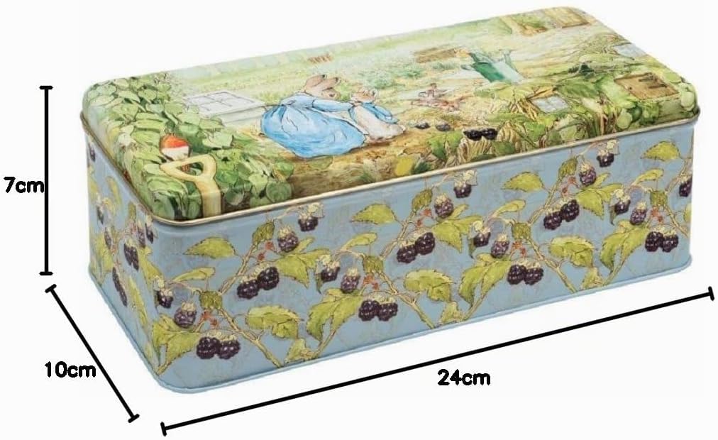 Peter Rabbit Aufbewahrungsdose, Motiv: Beatrix Potter und Peter Hase, lang, tief, rechteckig