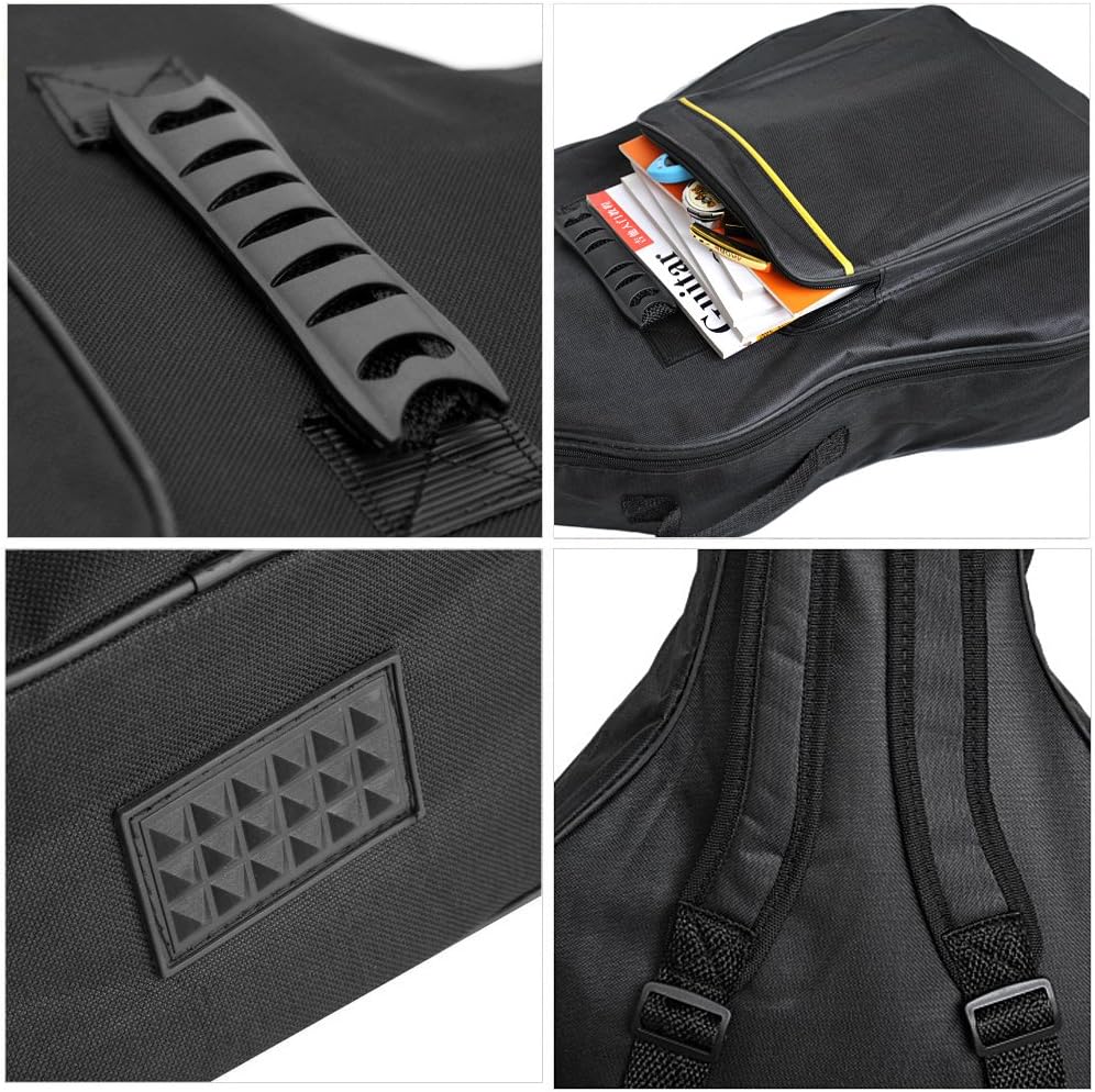 TRIXES Gitarrentasche in Originalgrösse mit Schultergurten – wasserdichte, gepolsterte Tasche – Gigb