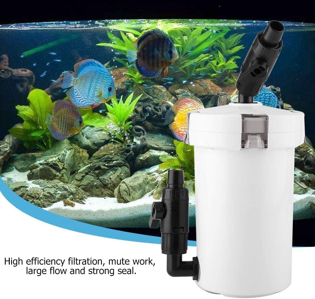 Fdit Externer Kanisterfilter des Aquarium Aquariums mit Pumpentisch Stummschaltfilter Eimer HW 602 H