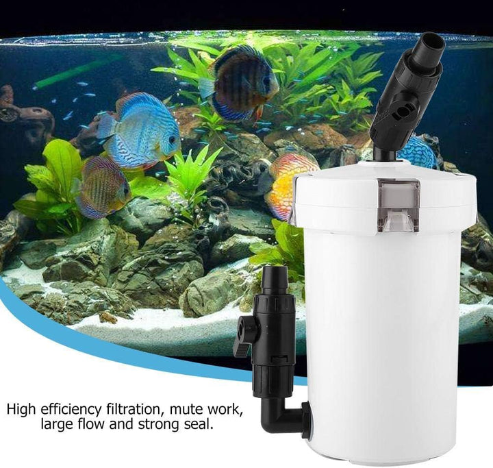 Fdit Externer Kanisterfilter des Aquarium Aquariums mit Pumpentisch Stummschaltfilter Eimer HW 602 H