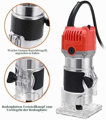 Holzfräse, 220V, Vertikalfräse für Holz, Elektrische Trimmmaschine, Elektromechanische Gravur, Holzf
