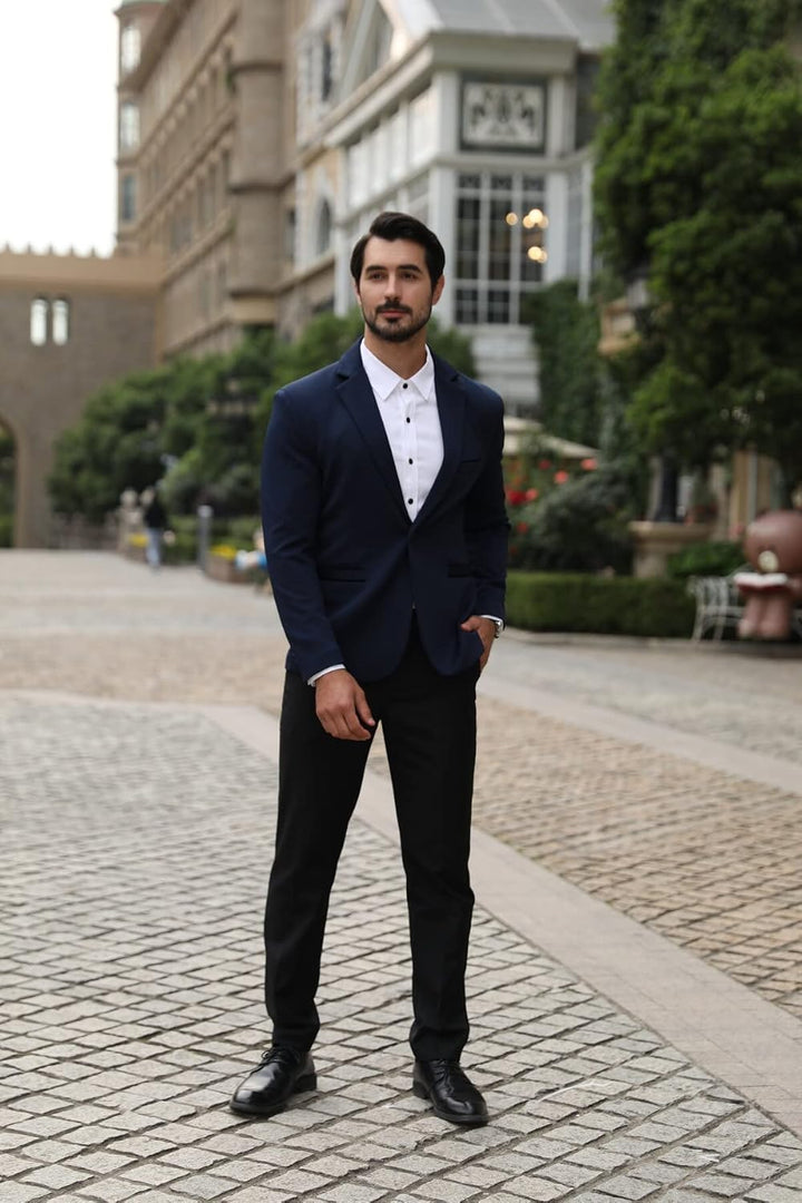 Allthemen Herren Sakko Sportlich Slim Fit Blazer Männer Modern Freizeit Jackett Business Anzugjacke
