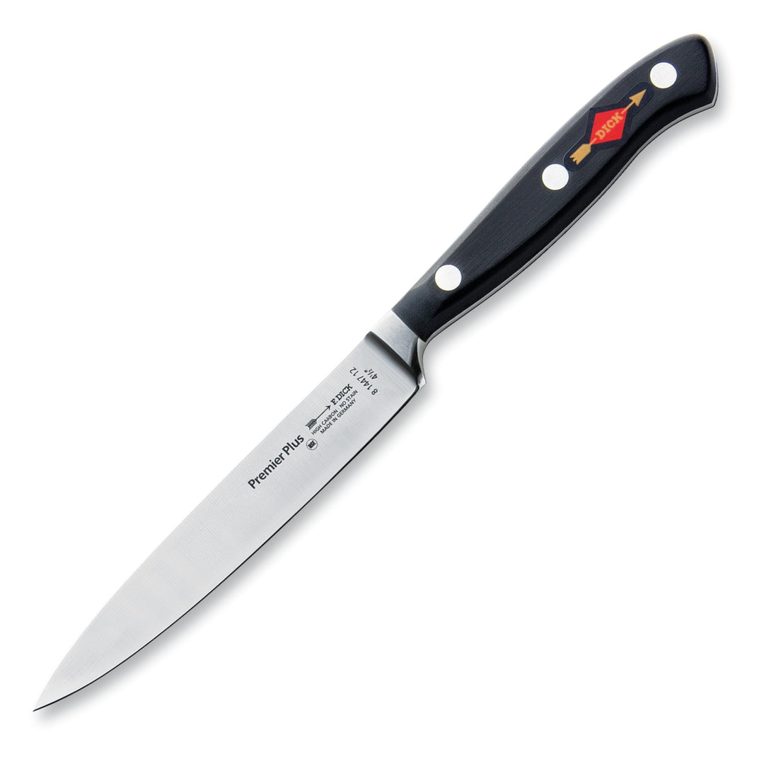 F. DICK Premier Plus Officemesser (Klingenlänge 12 cm, Kochmesser, Gemüsemesser, Küchenmesser, Härte