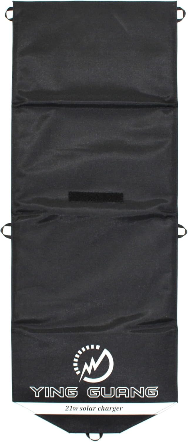 Faltbares Solar Ladegerät 21W 5V/4,8A Maximale Monokristallines Solarpanel Ladegerät 2USB-Anschlüsse