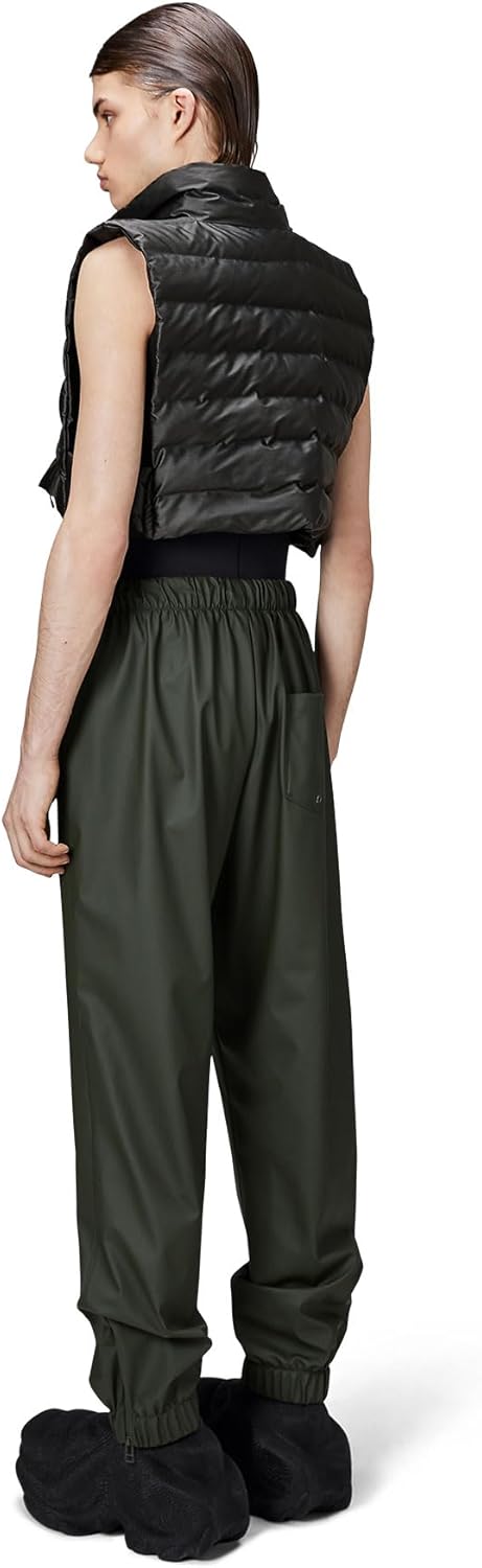 RAINS Unisex Normale Hose XS Grün, XS Grün
