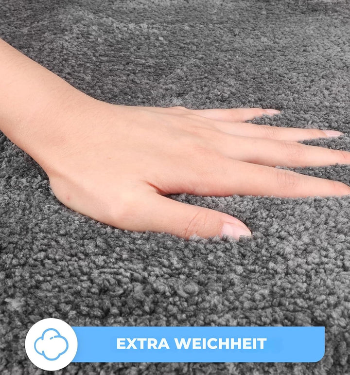 Sentidos Badematte Badteppich rutschfeste,weicher Badezimmerteppich Wasserabsorbierend maschinenwasc