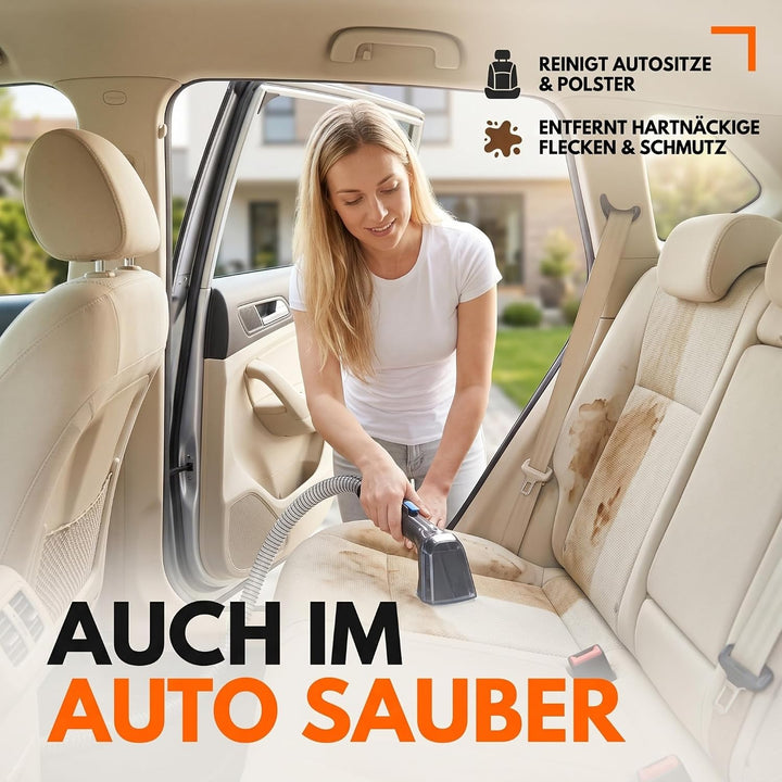 SOMMERTAL MultiCleaner WS600 Polsterreiniger, Waschsauger | Gerät für Teppiche, Treppen, Polster, So