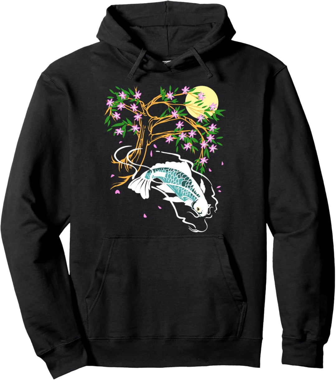 Koi Fisch Geschenk Männer Frauen Kinder Japanische Koi Fisch Pullover Hoodie