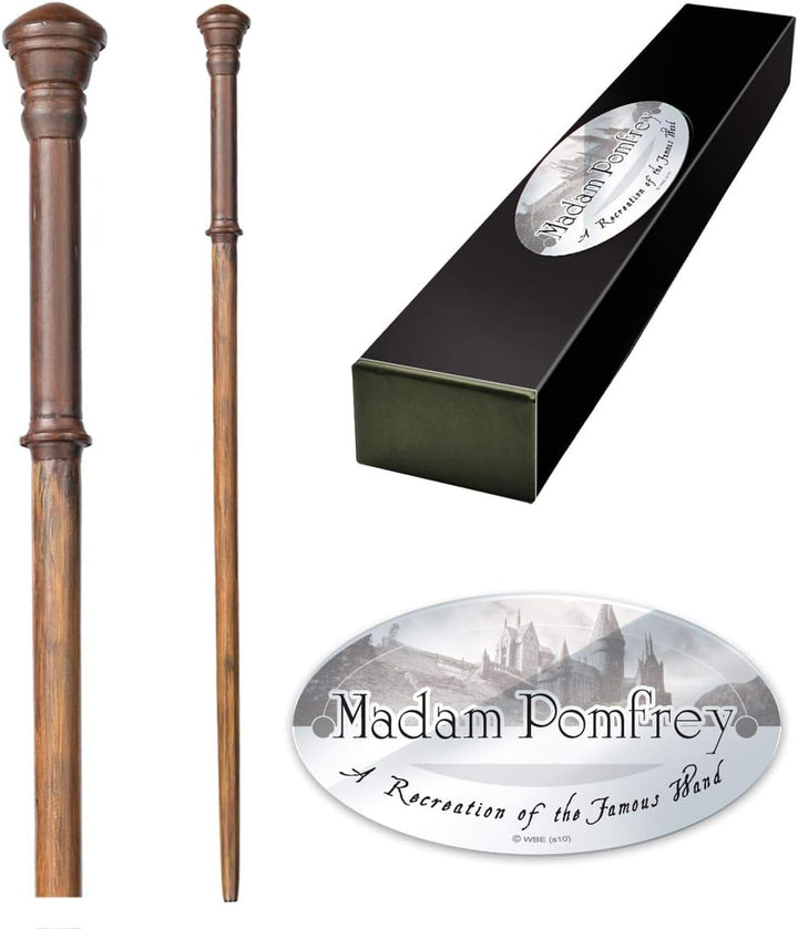 The Noble Collection - Madam Pomfrey Character Wand - 13in (32cm) Wizarding World Wand with Name Tag