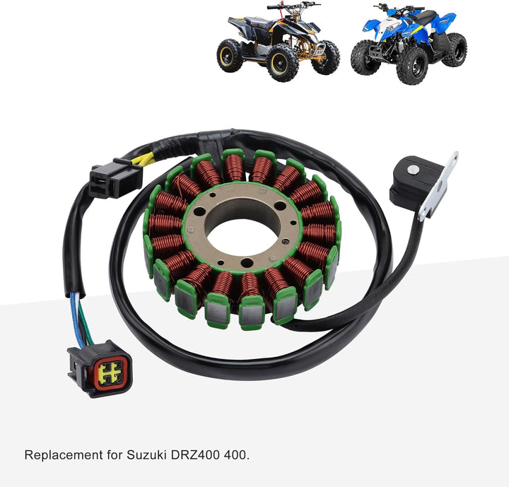 GOOFIT 18 Spule 7 Draht Motorrad Magneto Stator Spule zündung Generator Motorzubehör Ersatz für Suzu