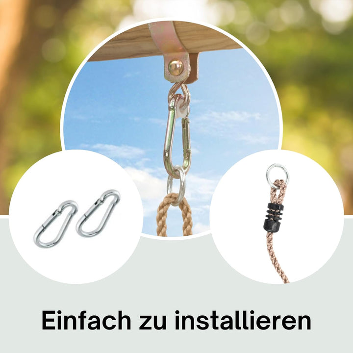 h2i Schaukel aus Kunststoff für Kinder und Kleinkinder | Wetterfester Schaukelsitz Indoor & Outdoor