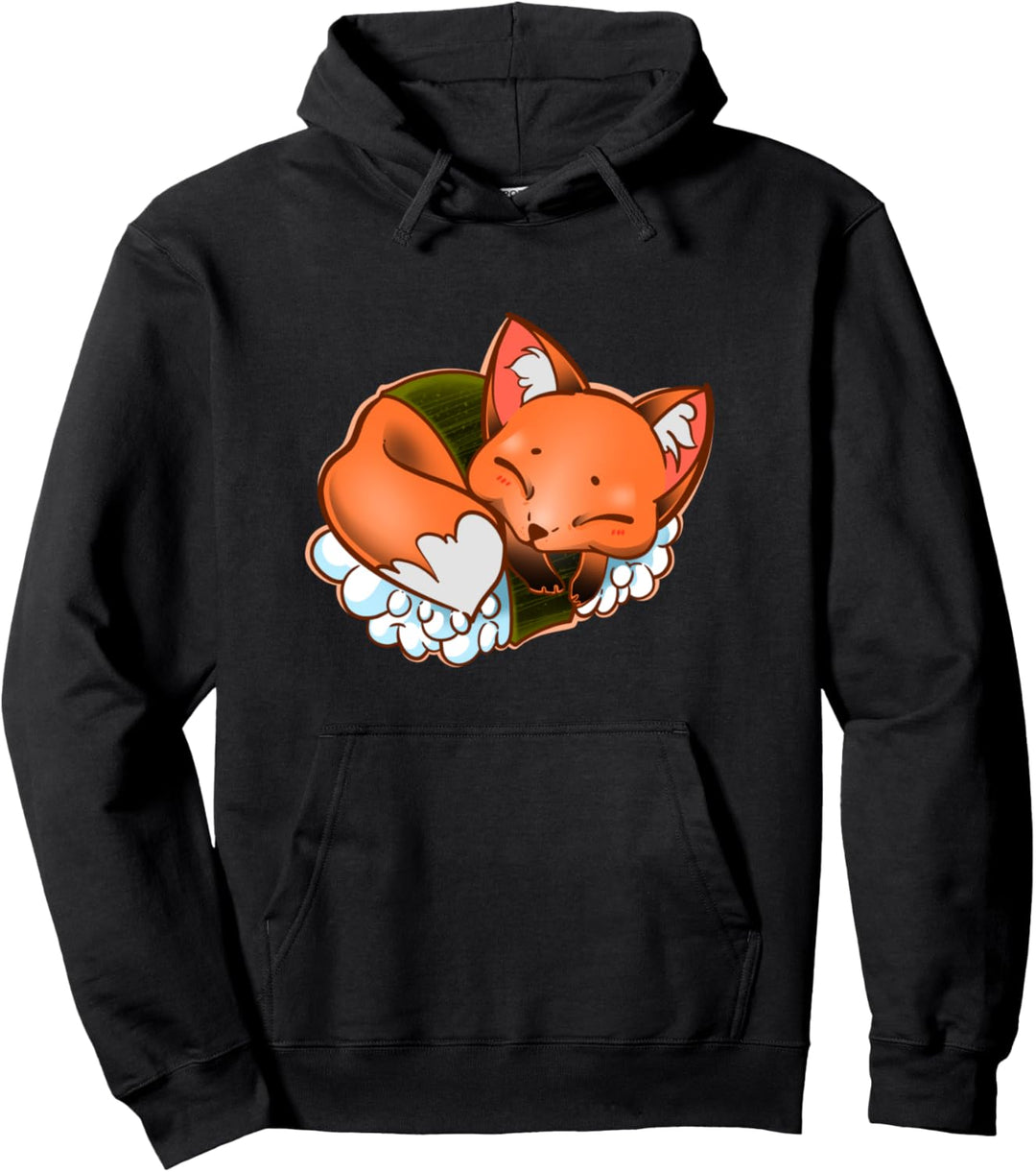 Kleiner Fuchs, Sushi, Mädchen, Junge, Kinder, Kawaii Kult Pullover Hoodie
