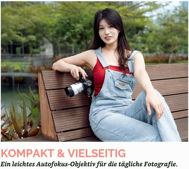 TTARTISAN AF 75mm F2 Vollformat Objektiv L Mount, STM Autofokus Grosse Blende mit Geklicktem Blenden
