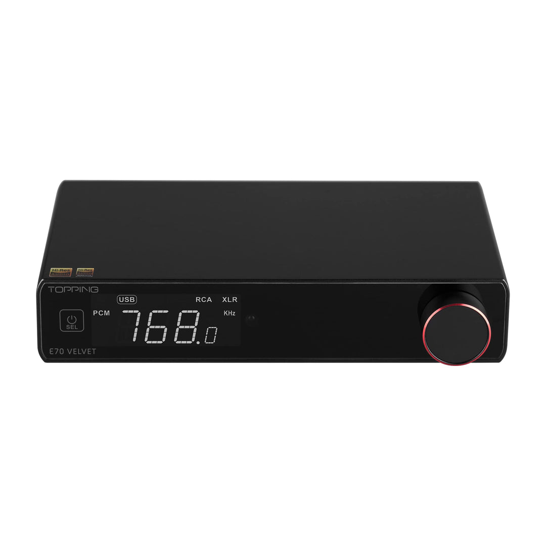 Topping E70-VELVET DAC AK4499EX XU316 RCA XLR Bluetooth 5.1 Unterstützung LDAC Übertragung Low-Noise