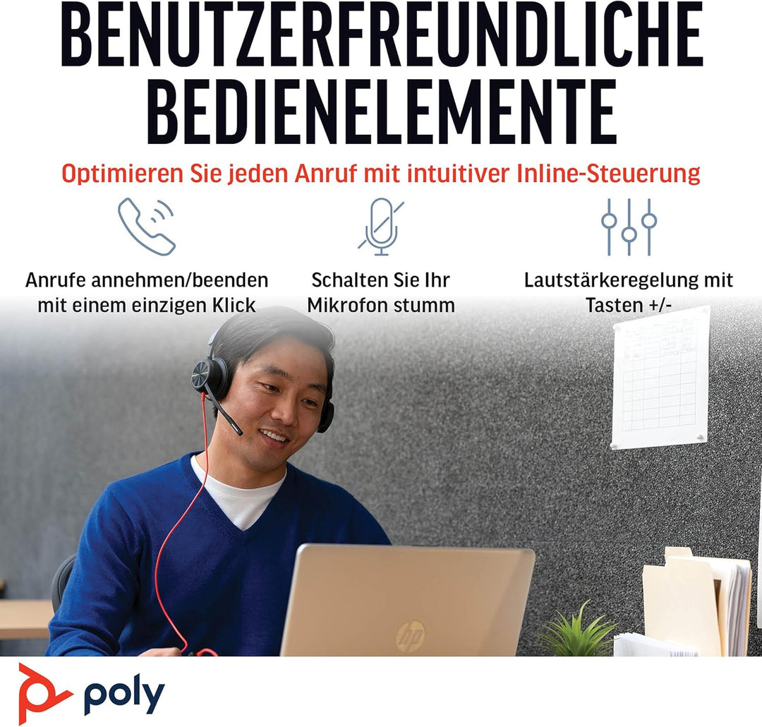 Poly Headset Blackwire C8225 Teams USB-A/C etail