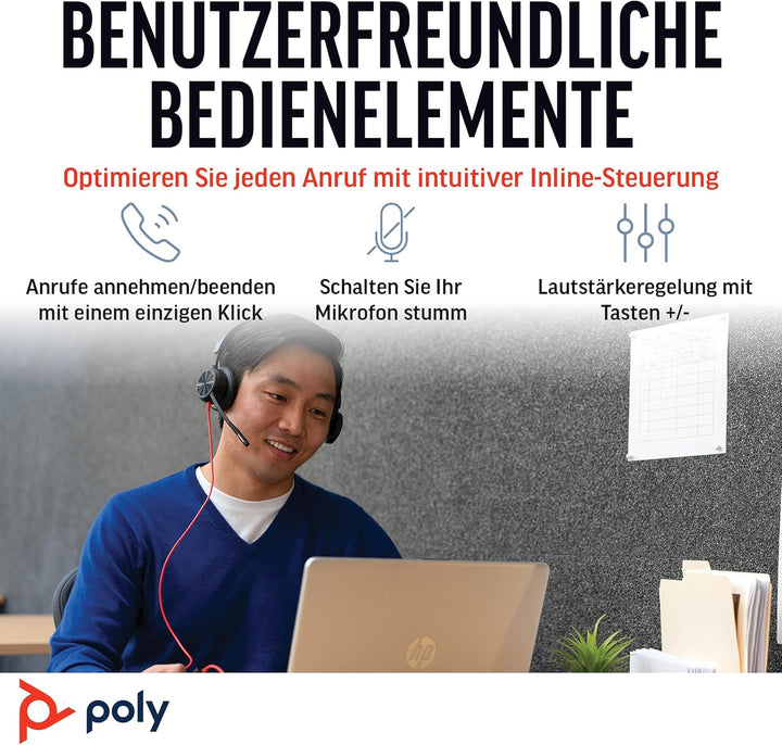 Poly Headset Blackwire C8225 Teams USB-A/C etail