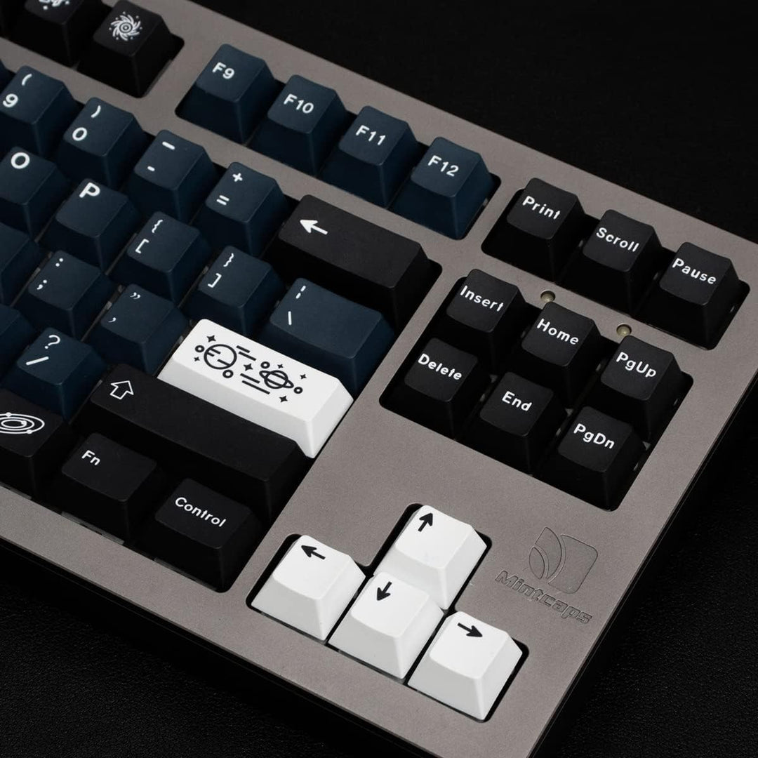 PBT Galaxy Tastenkappen 136 Tasten Dye-Sub Cherry Profile Blue Star Keycap Set Geeignet für 60/75/87