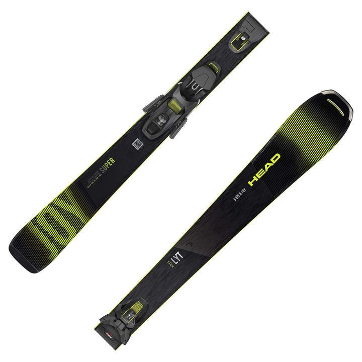 HEAD SUPER Joy SW SLR Ski 2023 inkl. Joy 11 GW SLR Brake 78 Matte Black/Flash Yellow 148cm, 148cm