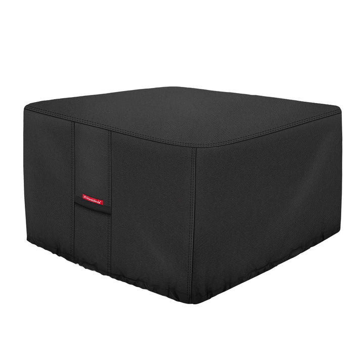 Porch Shield Fire Pit Cover - Waterproof 600D Heavy Duty Square Patio Fire Pit Table Cover Black - 2