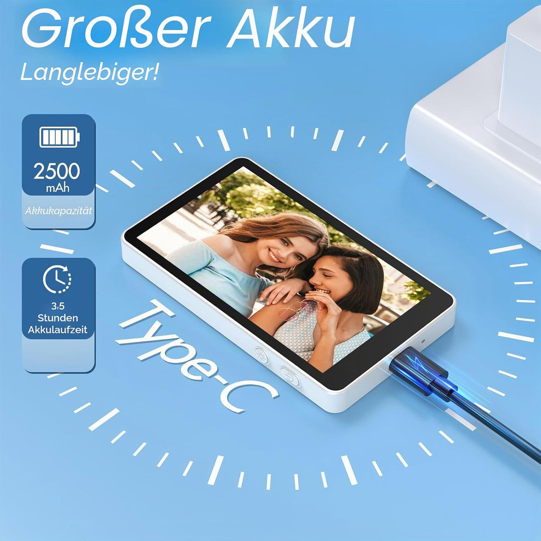 Vlog Screen Handy:4K Magnetischer Selfie Monitor für Rückkamera,Spiegelung für iPhone&amp;Androids(NICHT