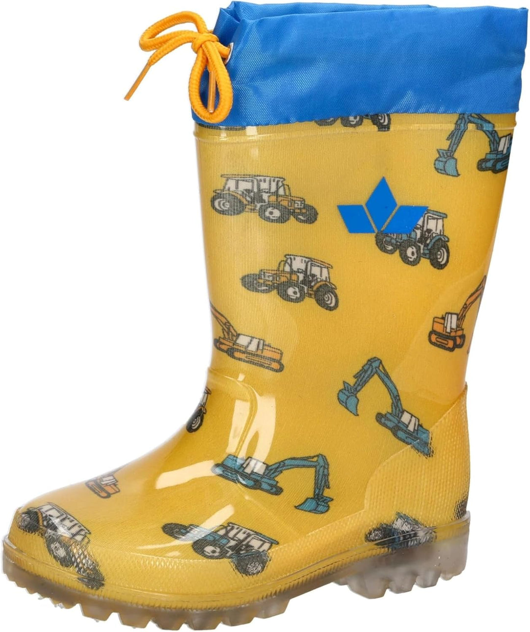 Lico Unisex Kinder Power Blinky Gummistiefel 34 EU Gelb Blau, 34 EU Gelb Blau