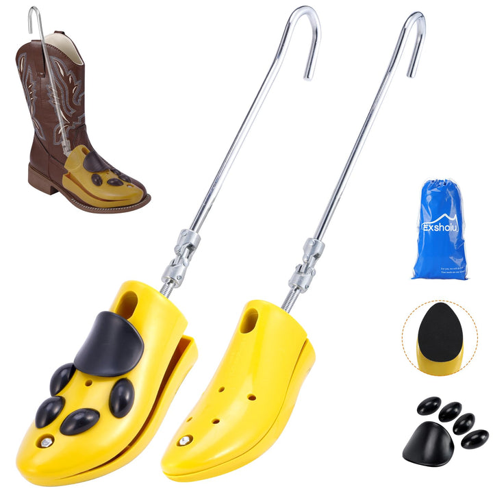 Exshoiu Schuhspanner, Schuhdehner für Stiefel, Stiefeldehner für Füsse, Ein Paar Verstellbare Schuhd
