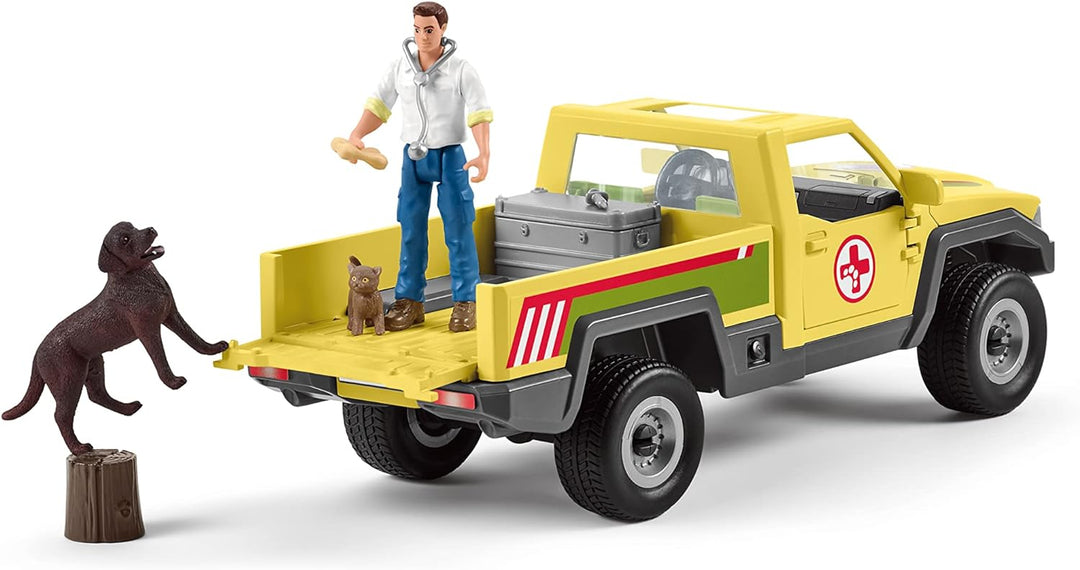 Schleich 42503 Veterinarian visit at the Farm World Standardverpackung