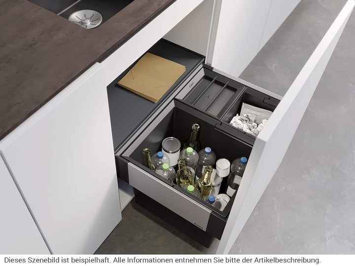 BLANCO SELECT II XL 60/3 | Kunststoff, Aluminium | 60er Unterschrank | Auszugssystem zur Frontanbind