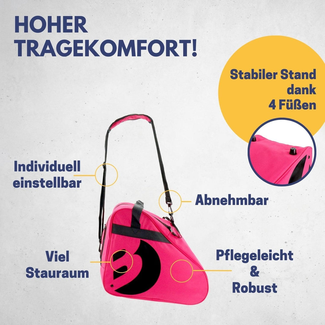 Best Sporting Tasche für Inlineskates und Schlittschuhe I Schlittschuhtasche mit verstellbarem Trage