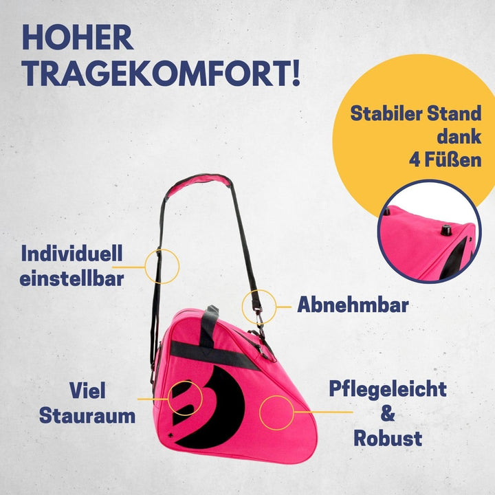 Best Sporting Tasche für Inlineskates und Schlittschuhe I Schlittschuhtasche mit verstellbarem Trage