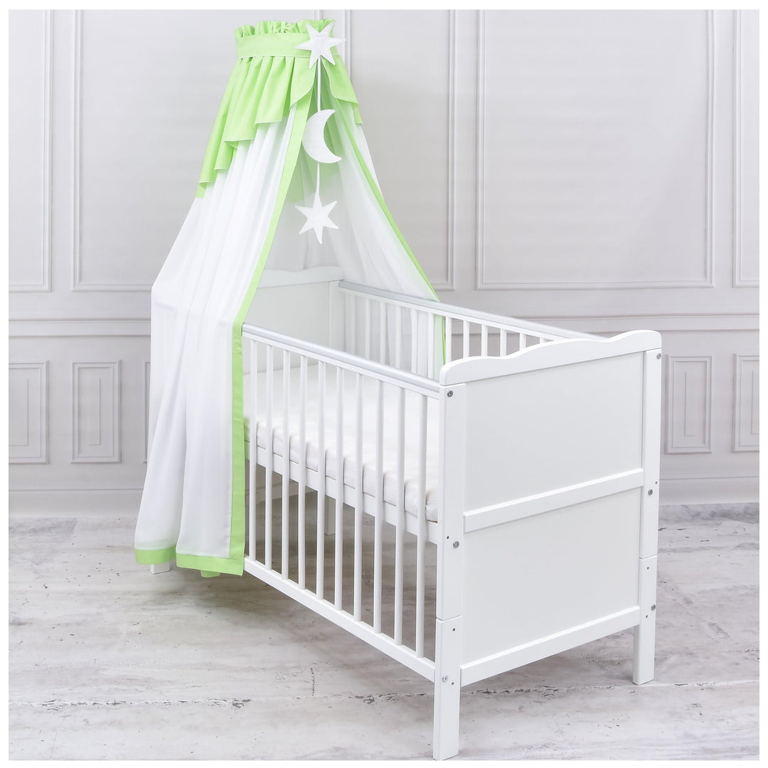 Generisch Baby Delux Babybett Himmel Betthimmel Chiffon Baldachin für Babybett Kinderbett Wiege Stub