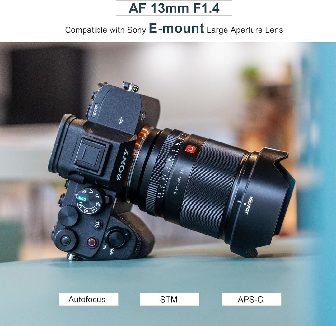 VILTROX 13mm F1.4 f/1.4 Autofokus Objektiv Ultraweitwinkel APS-C Grosse Blende Augenfokus Prime Obje