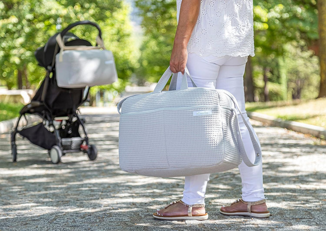 Unverzichtbares Set für Mütter, Väter und Babys: Mutterschaftstasche, Wickeltasche, tragbare Wickelu