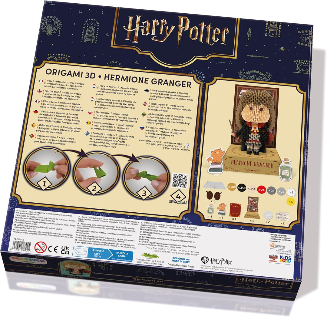 Creagami Harry Potter 3178792 Origami 3D, Papierskulptur Hermine Granger, Bastelset für Erwachsene u