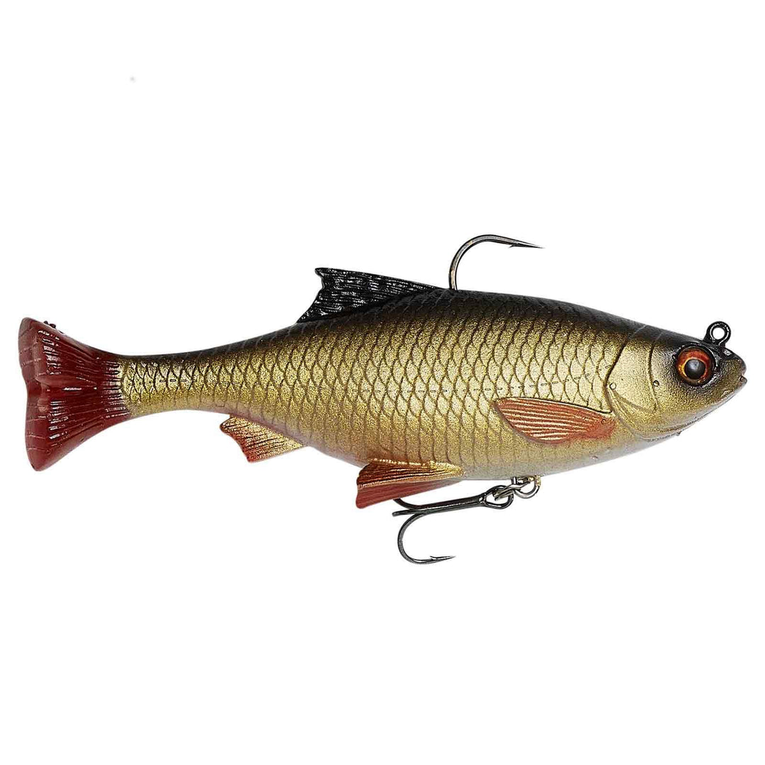 Savage Gear 3D Pulse Tail Roach - 2 Gummifische Rudd 10cm / 17.5g, Rudd 10cm / 17.5g