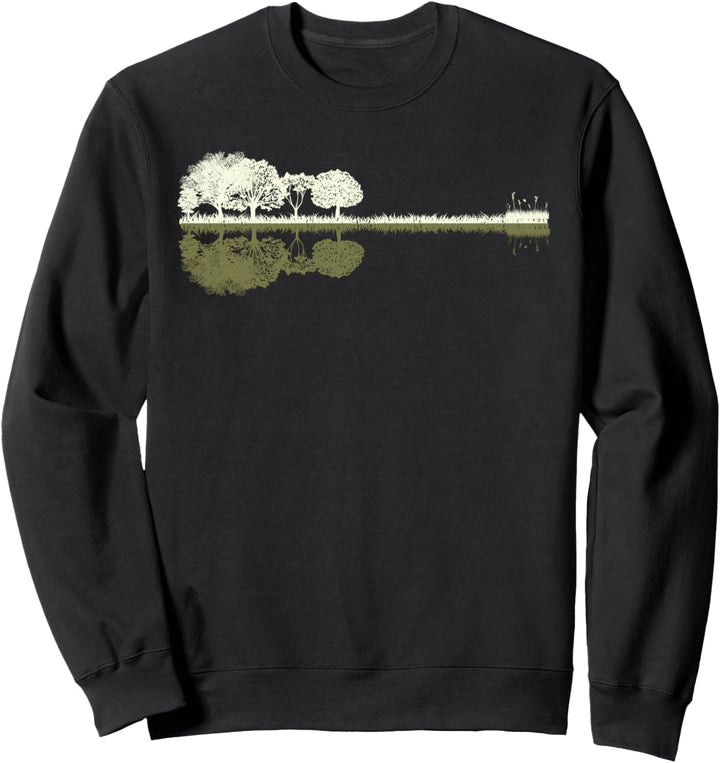 Nature Guitar - Music Instrument Lover - Love Wild Guitars Sweatshirt