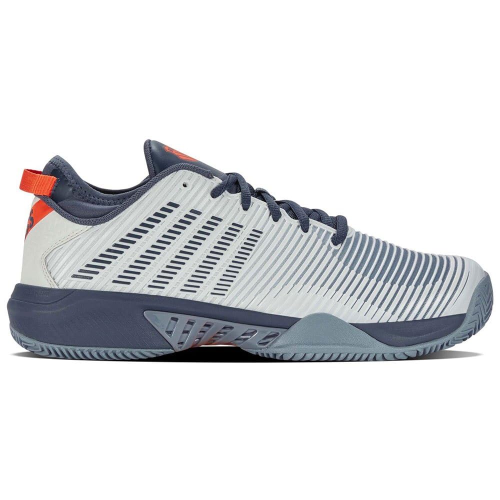 K-Swiss Herren Hypercourt Supreme Sport Shoe, 42.5 EU Blue Blush Orion Blue Scarlet Ibis