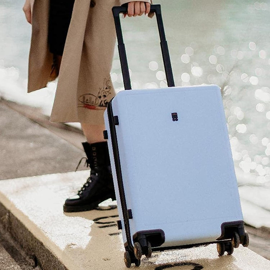 LEVEL8 Koffer Trolleys handgepäck Leichtgewicht 100% PC mit Organizer Set 4-teilig TSA Zahlenschloss