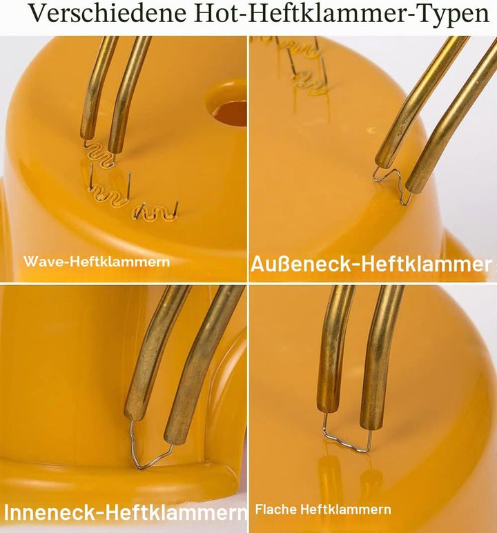 150W Kunststoff Schweissgerät, Auto-Stossstangen-Riss-Reparatur-Set, 800 Stck heisse Hefter kunststo