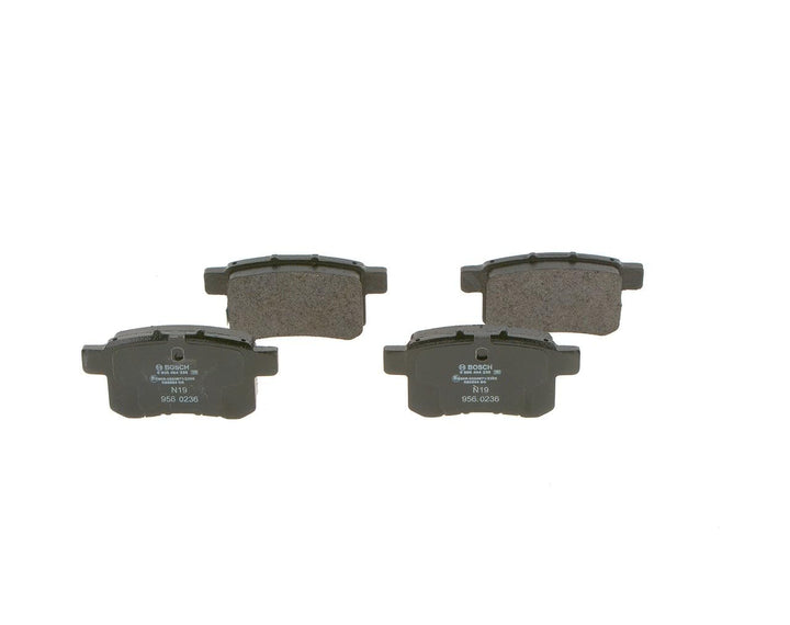 Bosch BP1228 Bremsbeläge - Hinterachse - ECE-R90 Zertifizierung - vier Bremsbeläge pro Set