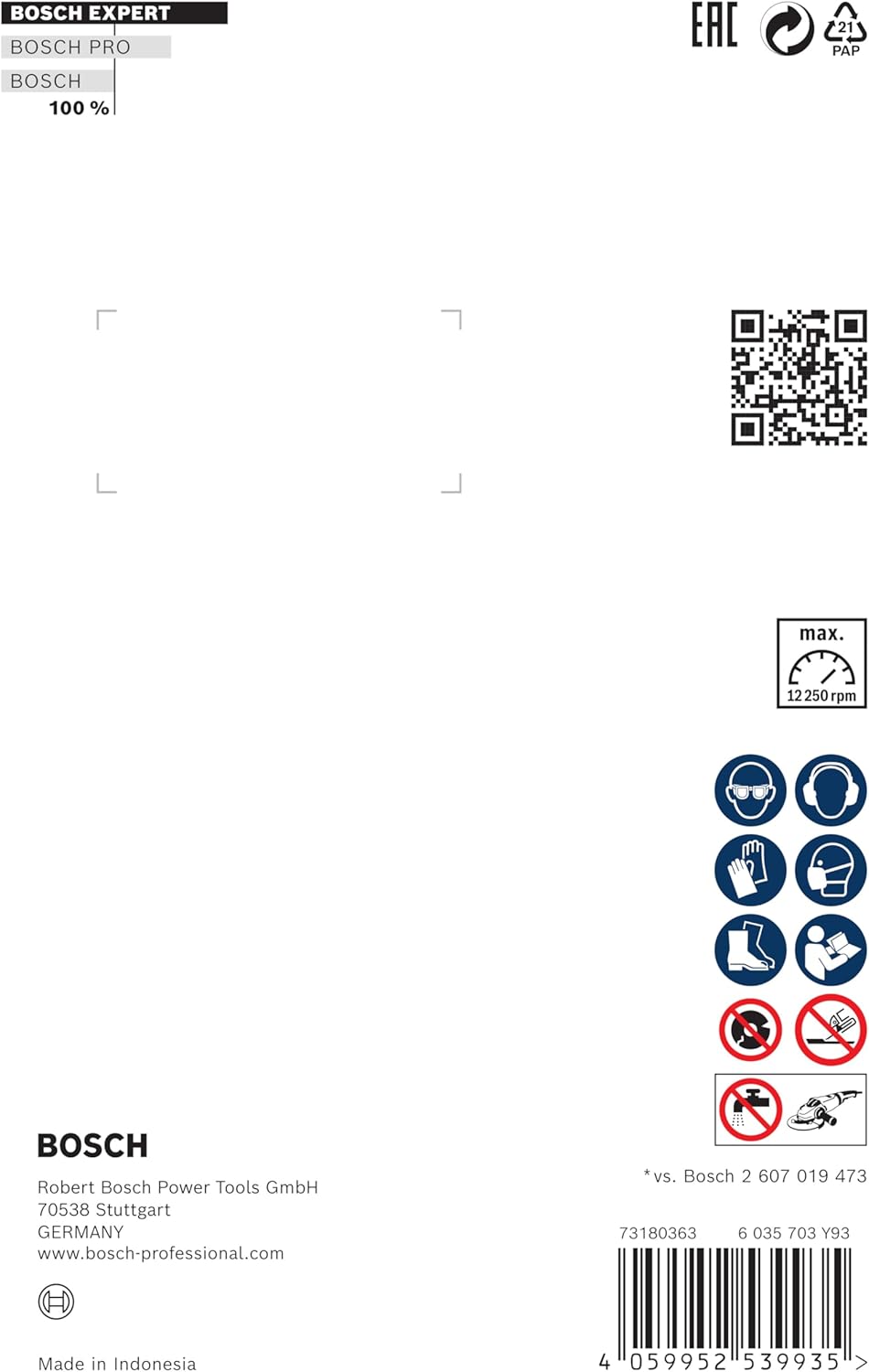 Bosch Professional 1x Expert HardCeramic X-LOCK Diamanttrennscheiben (für Harte Fliesen, Harter Stei