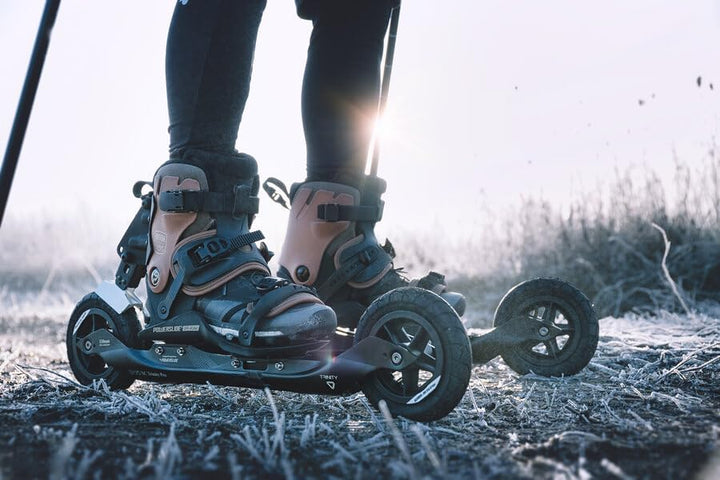 Powerslide Nordic Inline Skate XC Skeleton 150, für Off-Road, für Damen und Herren 36-42,5, 36-42,5