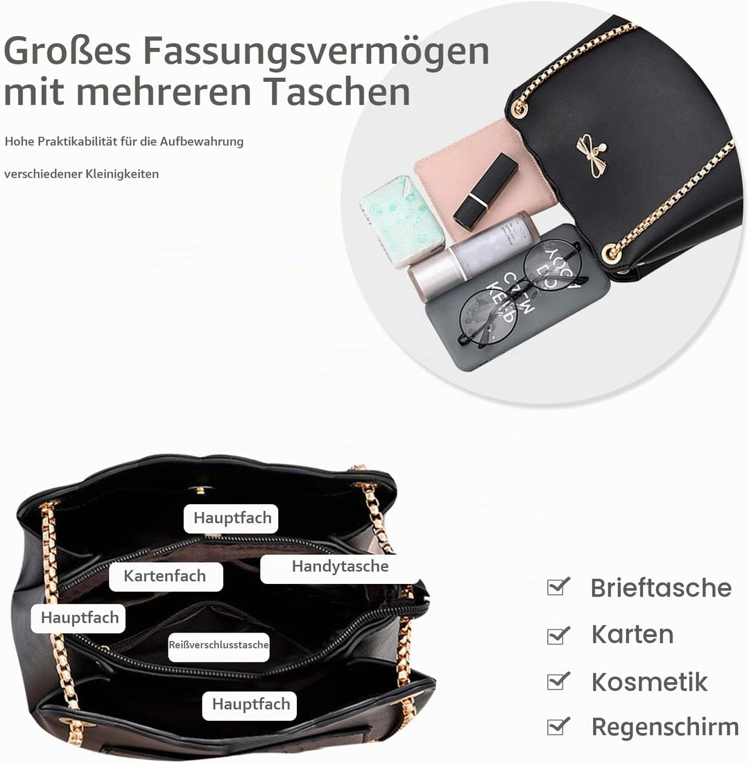 NICOLE &amp; DORIS Tasche Frauen Klein Umhängetasche Damen Handtaschen Elegante Crossbody Bag Damen Hand