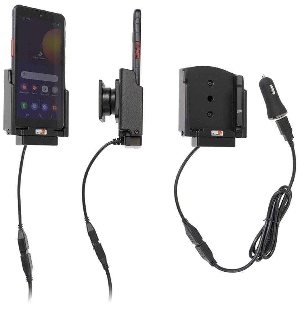 Brodit Gerätehalter 721243 | Made IN Sweden | mit Ladefunktion für Smartphones - Samsung Galaxy Xcov