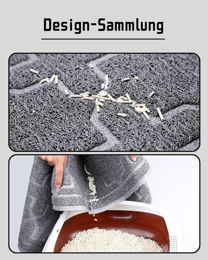 Yimobra Fangmatte für Katzentoilette, leicht zu reinigen, rutschfest, wasserabweisend, weiche Hausti