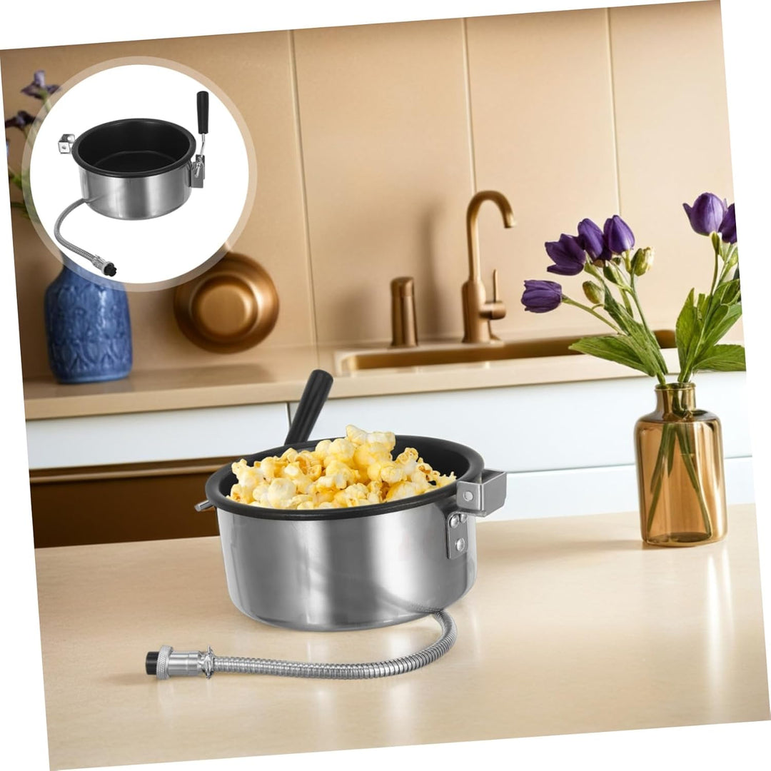 Zerodeko Popcorntopf Kessel Popcornmaschine Kessel Ersatzteil Popcornmaschine Ersatzteile Metall Mas